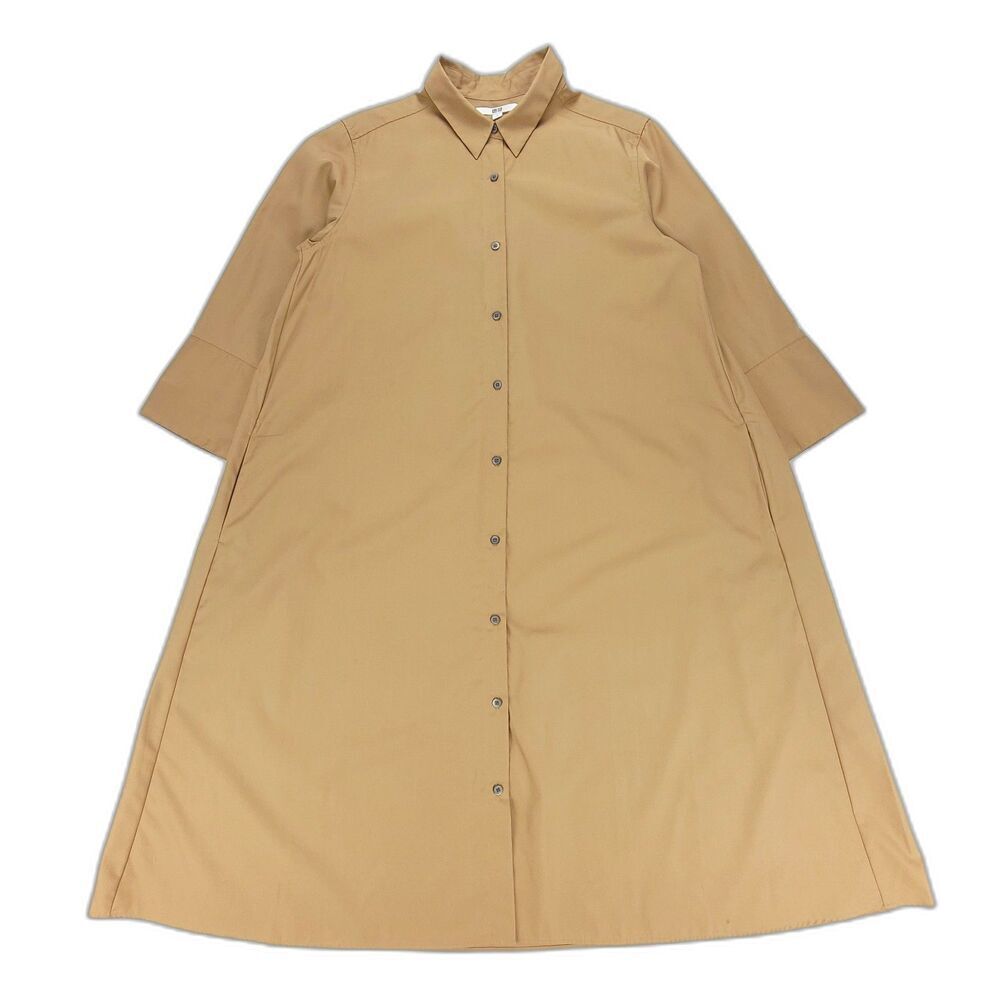 New Uniqlo Oversized A-Line Button Down 3/4 Sleev… - image 7